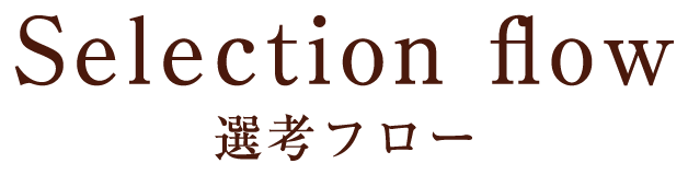 選考フロー